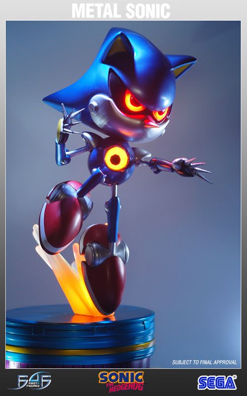 first 4 figures sonic statue