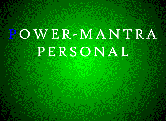Power-Mantra Personal