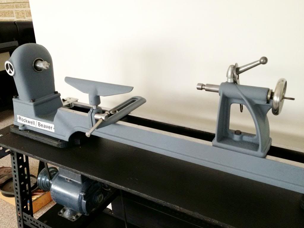 Bought My First Lathe! Rockwell/Beaver 3400 *pics* Canadian Woodworking and Home Improvement Forum