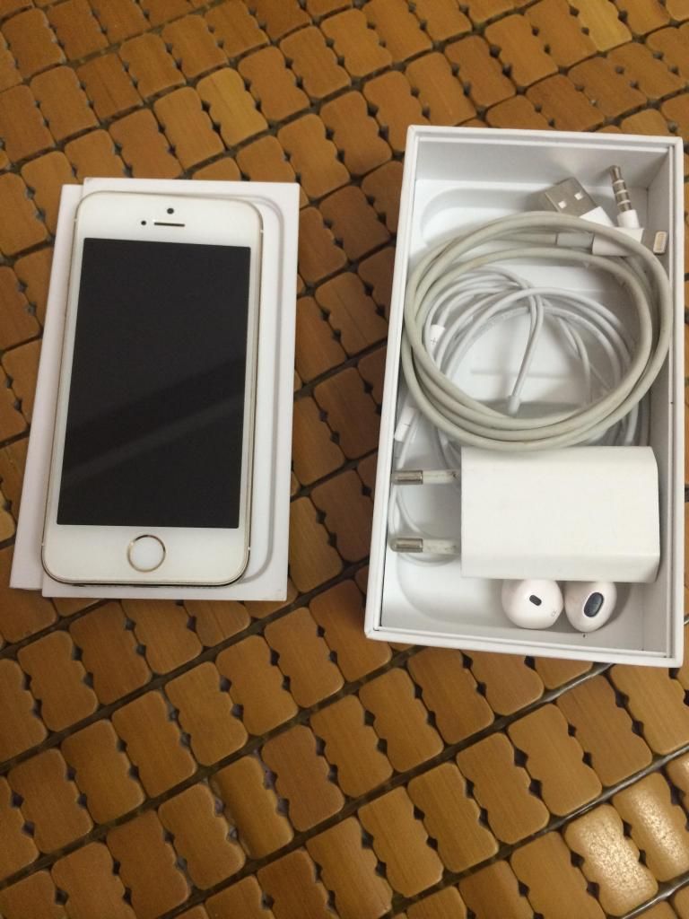 iphone 5s gold quốc tế 16g hàng TGDĐ, chính hãng BH ở VN đây! Giá cực tốt nhé........ - 4