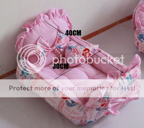 pink lilo stitch pet/dog/cat sofabed soft cotton cute  